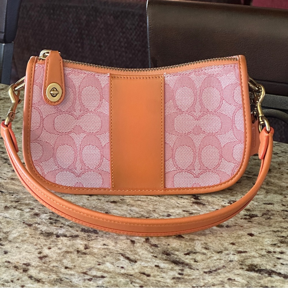 Coach Swinger Bag Pink Orange